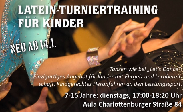 Latein Turniertraining für Kinder